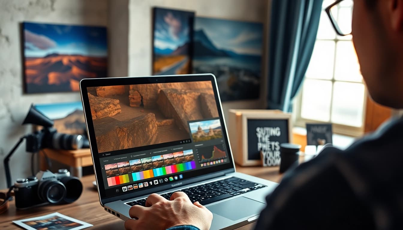 Apply photo editing presets for Lightroom to enhance your images with stunning effects.