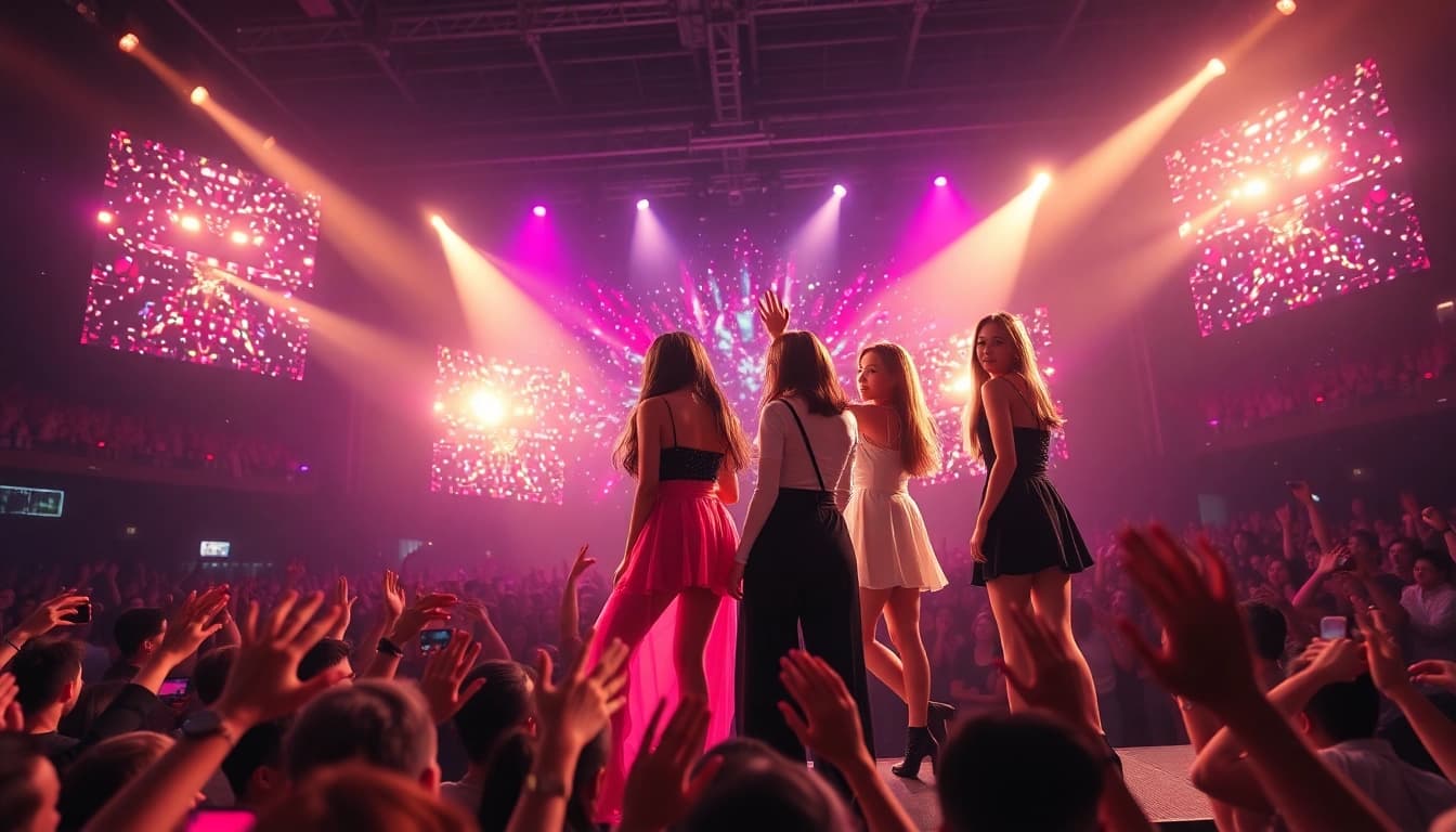 BLACKPINK news highlights the K-pop group's vibrant performances and energetic concerts.