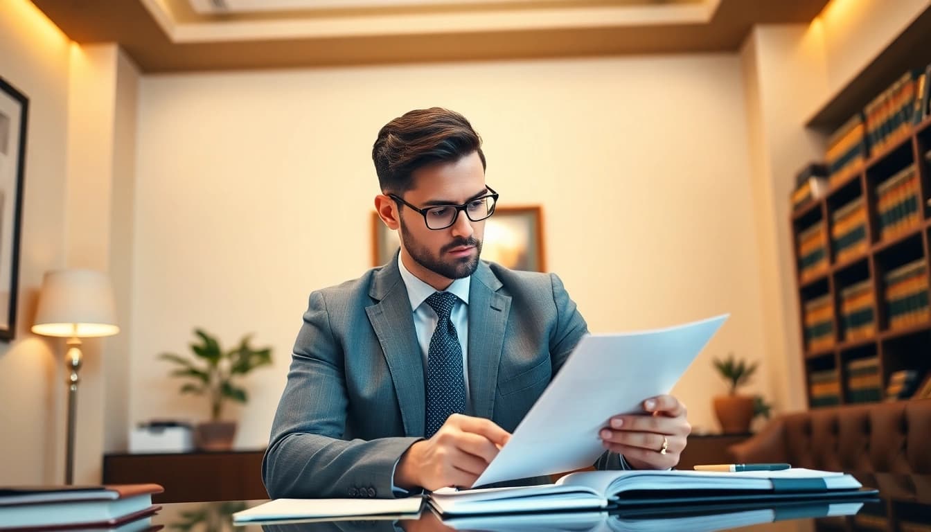 Client consultation with Atlanta real estate attorney at https://www.atlantarealestateattorney.com in a professional office.