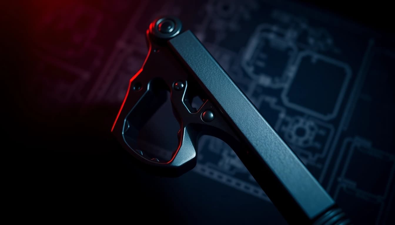 Showcase a premium forced reset trigger for sale highlighting its features and craftsmanship.