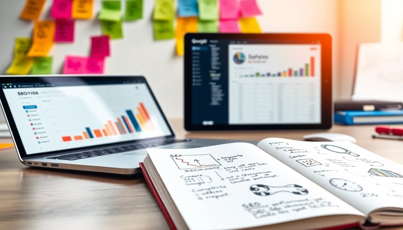 Optimize strategies with a digital marketing workspace focusing on chat gpt google seo.