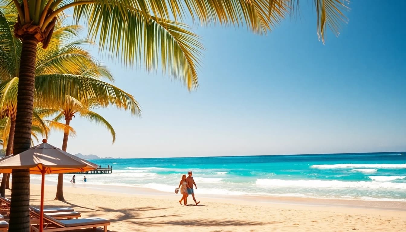 Experience Los Cabos vacation packages with stunning beach views and a romantic atmosphere.