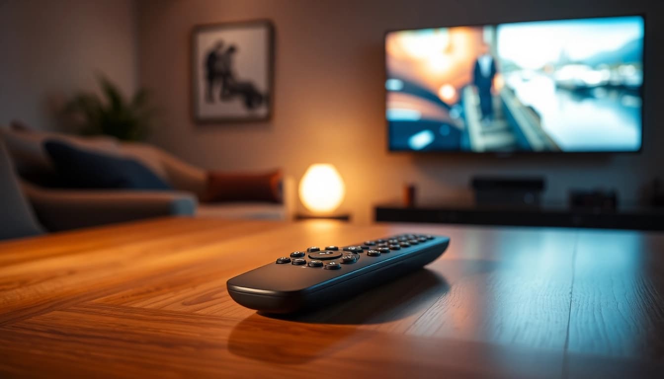 Bedienen Sie Ihren Fernseher mit der stilvollen LG Fernbedienung und genießen Sie die einfache Kontrolle.