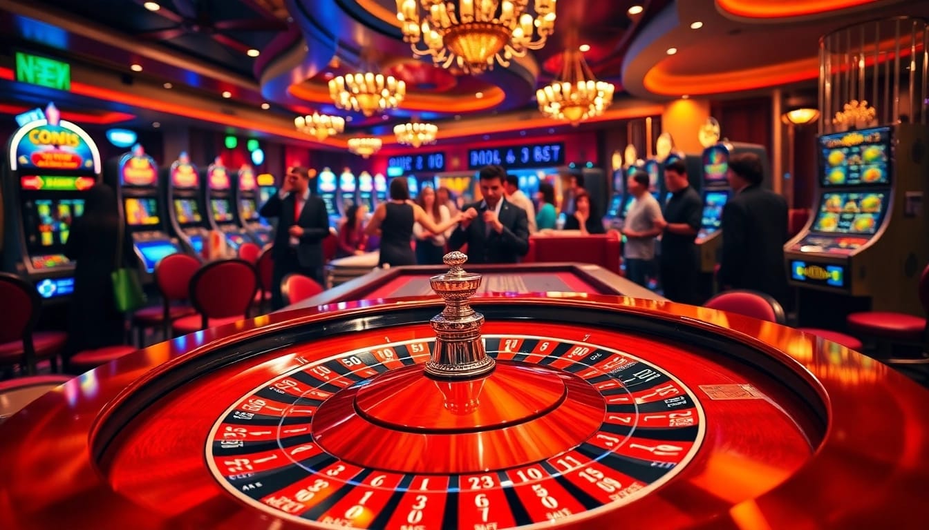Découvrez l'excitation du meilleur casino en ligne avec des jeux de table vibrant et des joueurs enthousiastes.