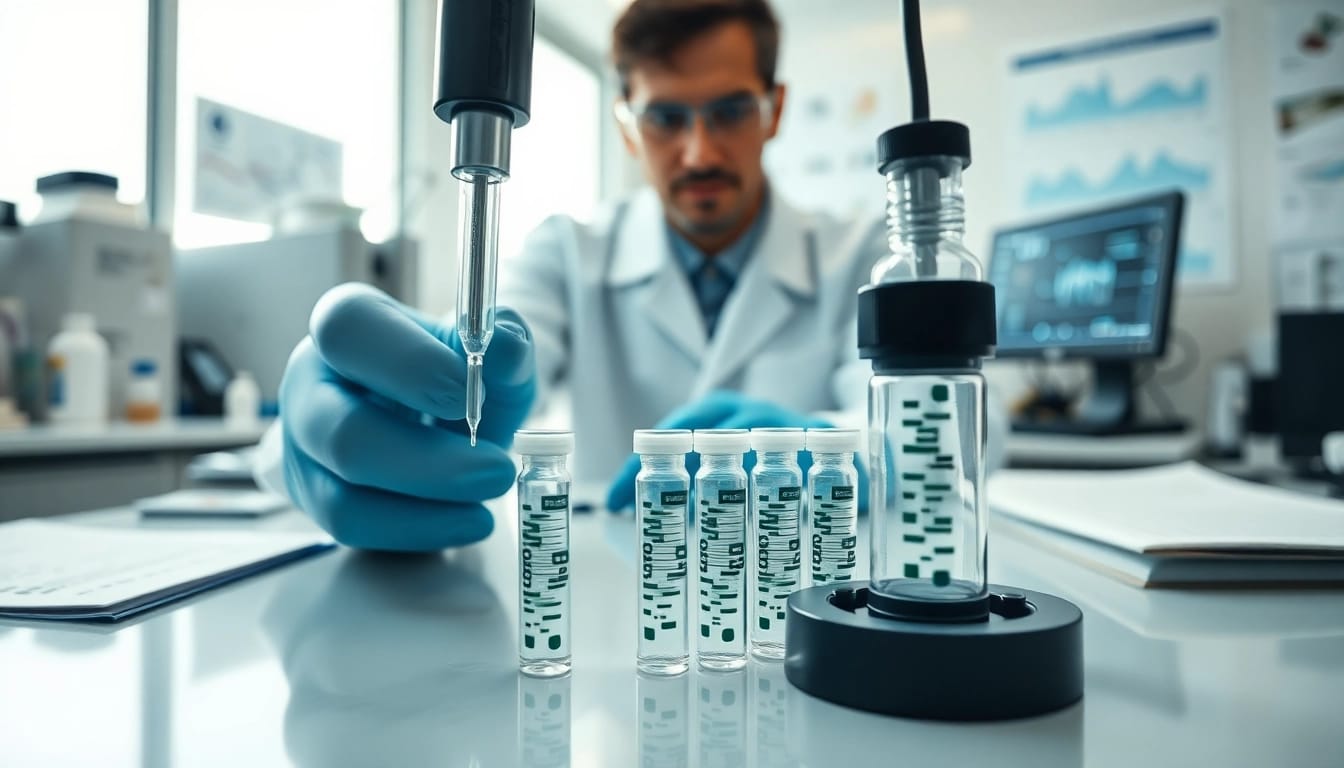 Showcase of the best peptide supplier for research in a professional laboratory environment.