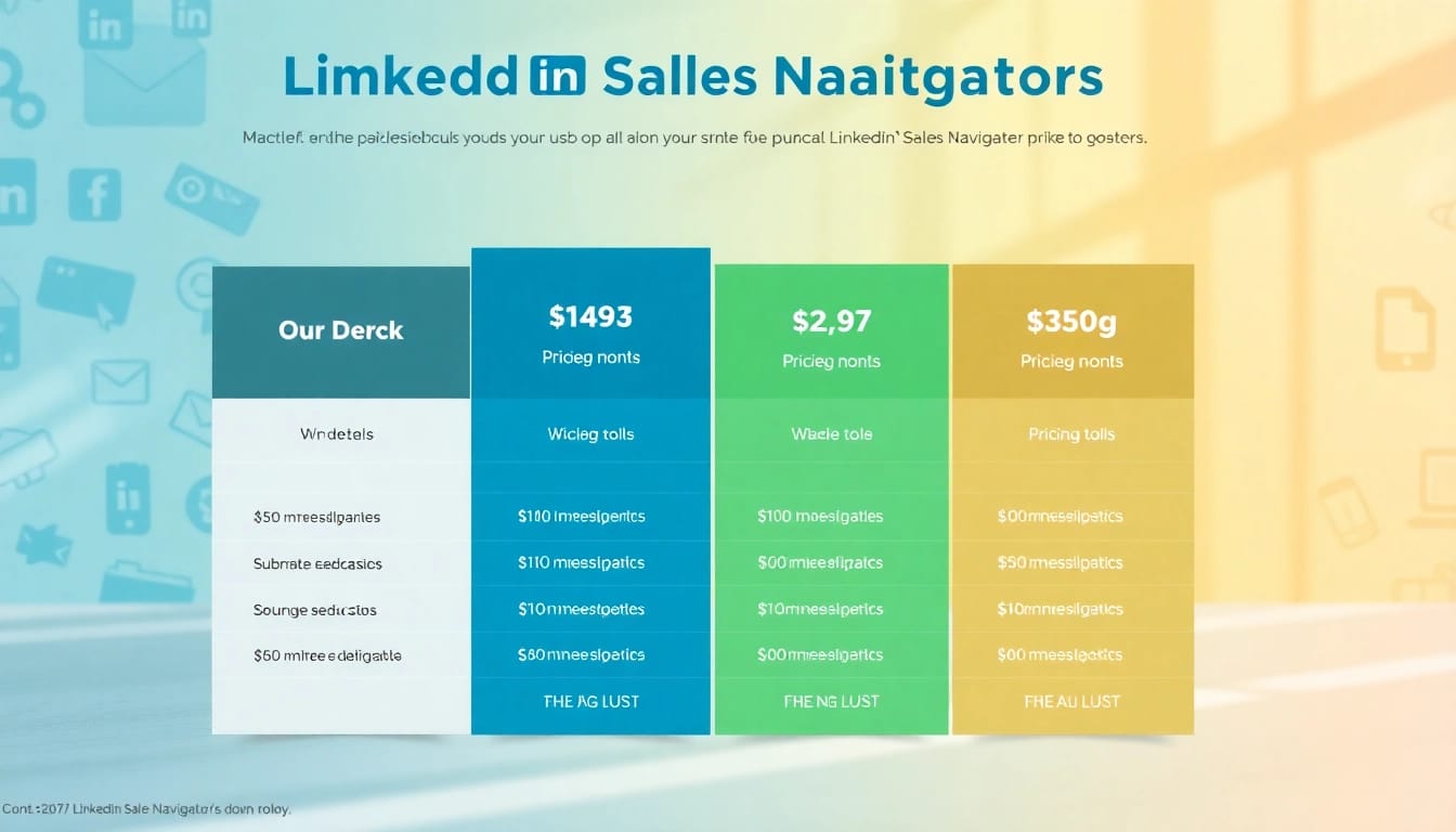 Understand sales navigator scraper pricing with a detailed infographic highlighting various options.