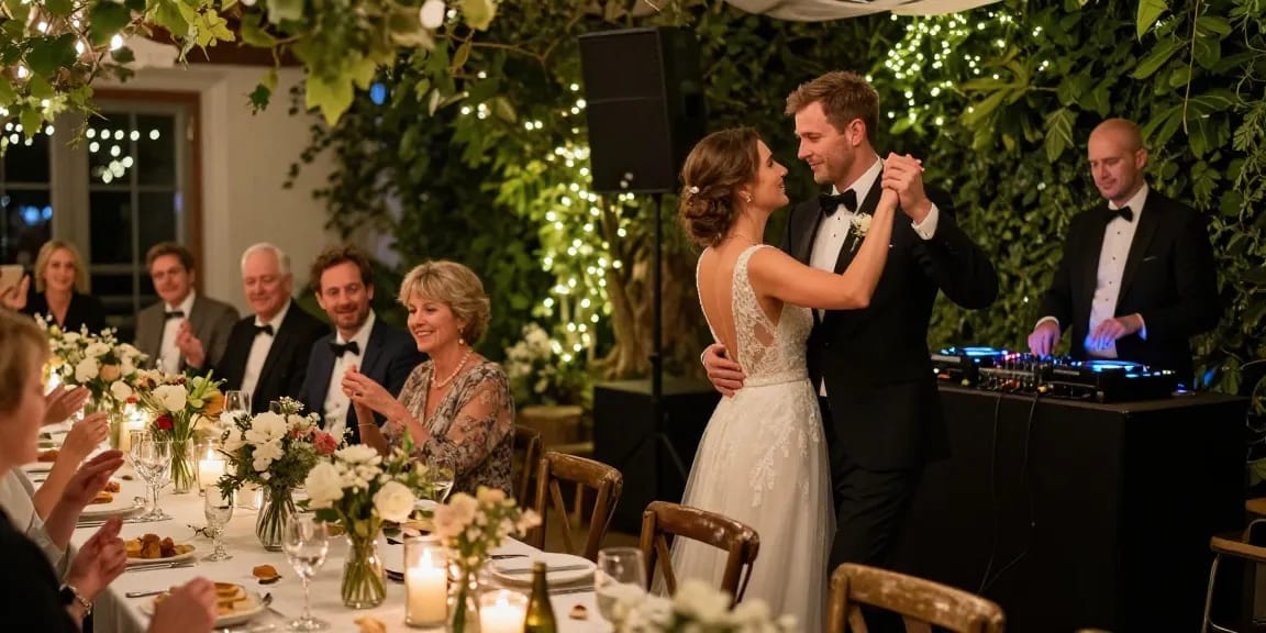 Hochzeit DJ Brandenburg sorgt für romantische Stimmung bei der Feier.