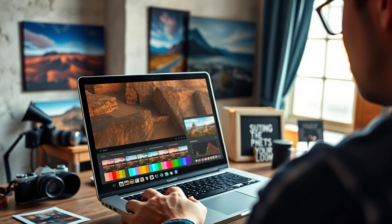 Apply photo editing presets for Lightroom to enhance your images with stunning effects.