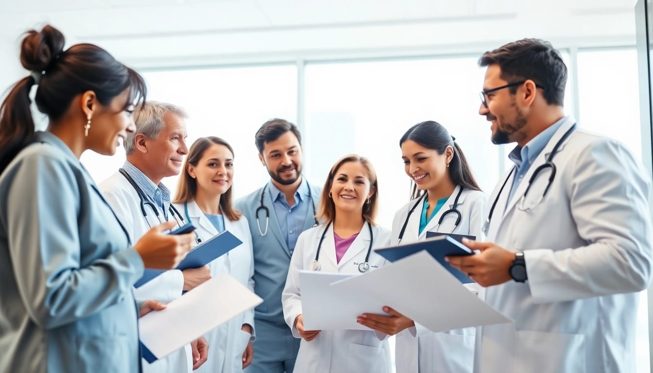Healthcare professionals collaborating at https://www.medexdtc.com, showcasing teamwork and innovation.