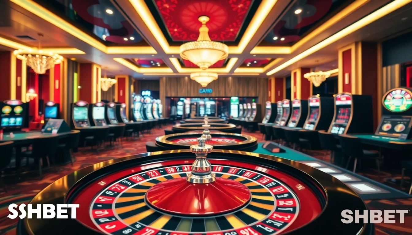 Experience the thrill of gambling with SHBET's vibrant casino tables and exciting betting options.