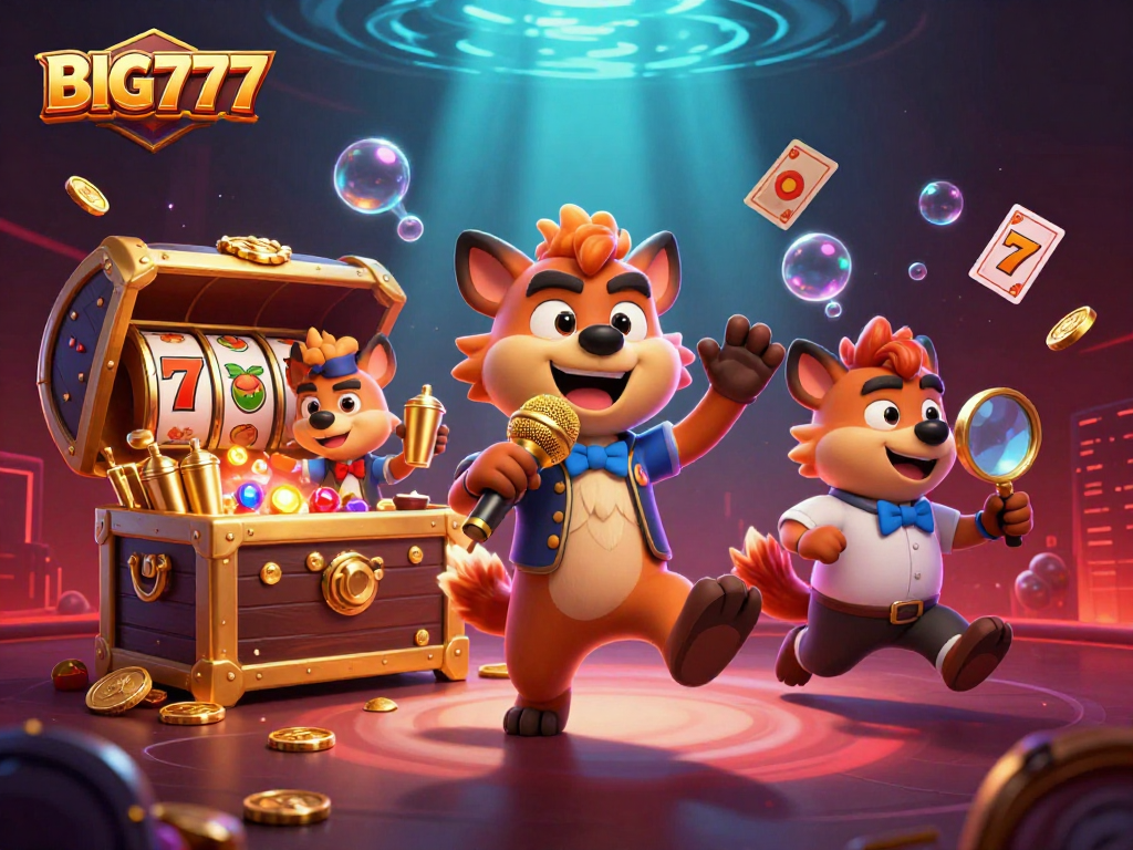 BIG777 menghadirkan permainan slot yang menghibur di klub kasino hewan, penuh dengan keceriaan dan kejutan.