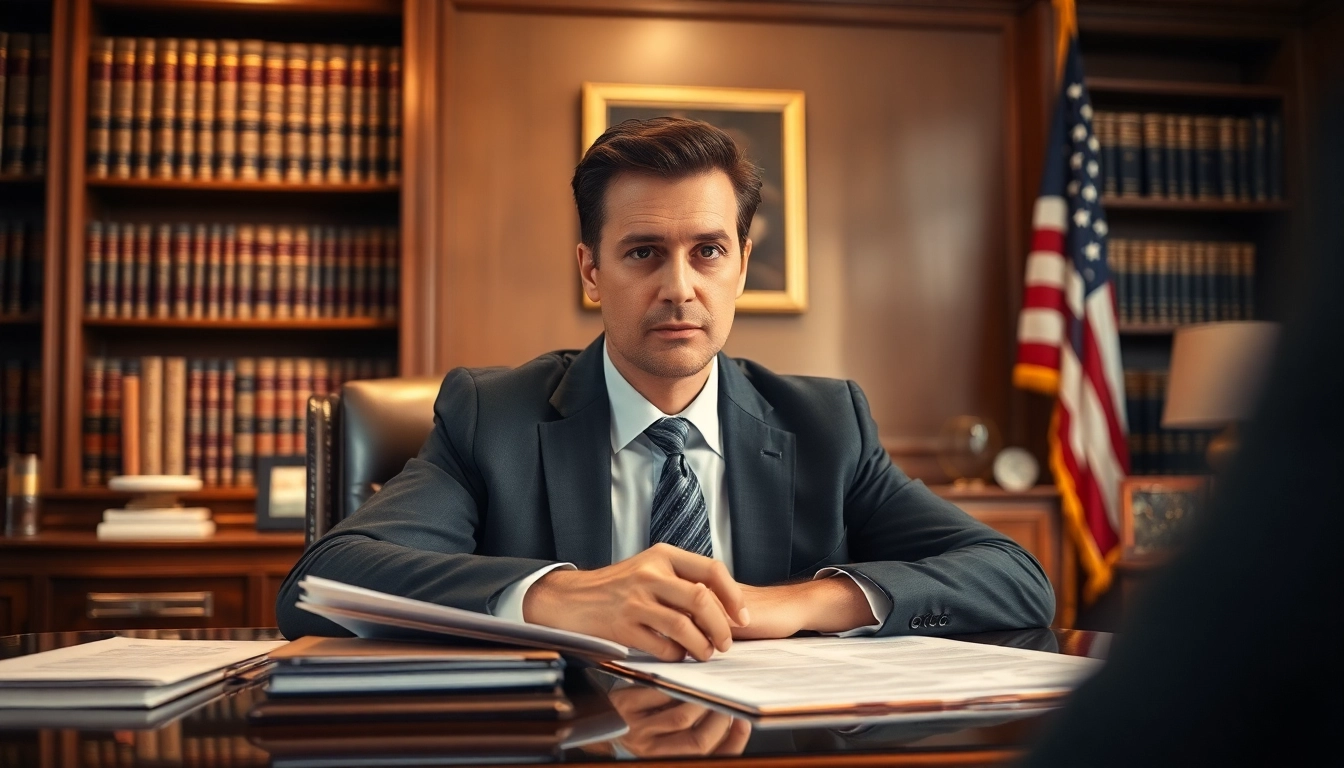 San Antonio accident lawyer consulting with a client in an elegant office.