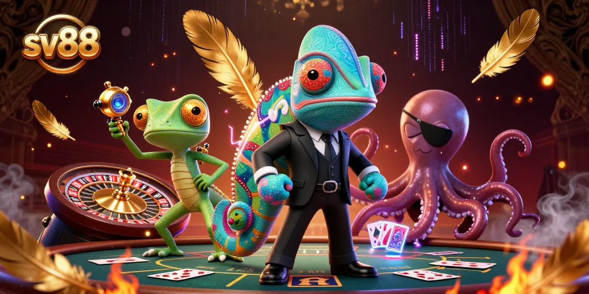 Bet big with sv88 in this lively 3D casino scene showcasing dynamic characters and vibrant elements.
