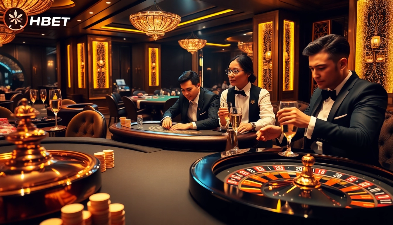 Experience the luxury of Clube VIP HHBET in an exclusive casino environment with elegant gambling features.
