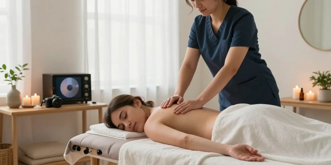 화성출장마사지에서 제공하는 아로마 마사지 세션, 편안한 환경에서 고객의 스트레스를 줄이기 위해 노력하는 모습