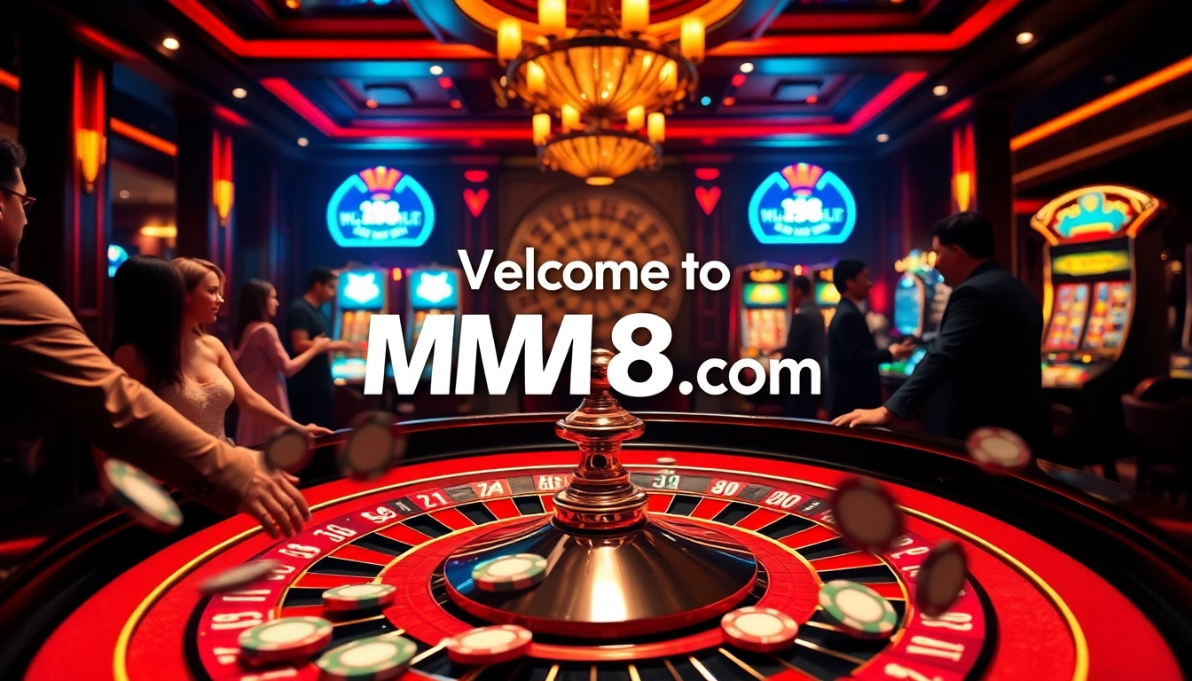 Experience thrilling games and vibrant excitement at MM88 com's casino tables.