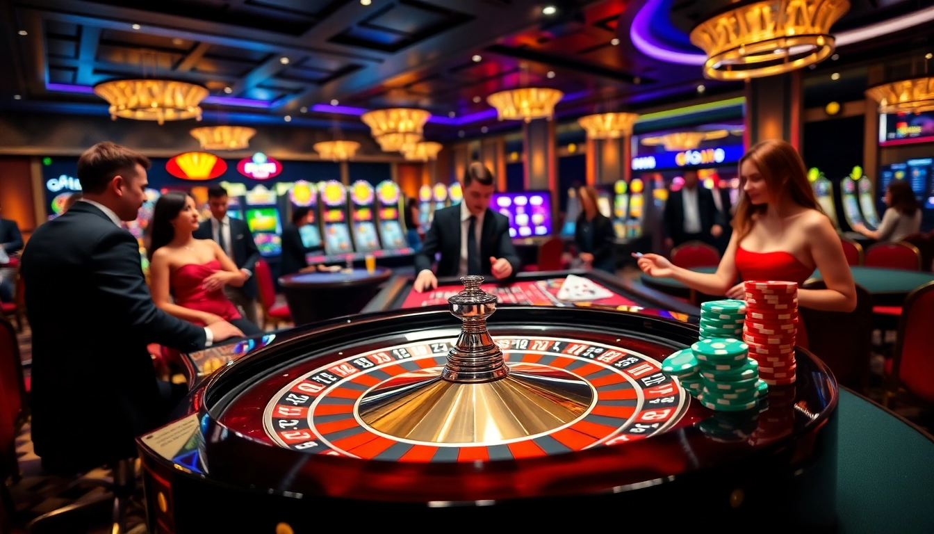 Experience the thrill of go88 hit at a luxury casino table with vibrant colors and engaging gameplay.