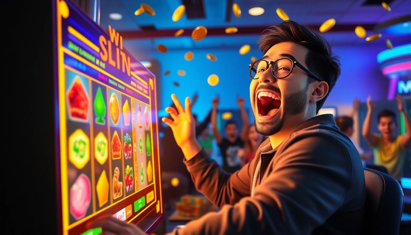 Pemain slot menunjukkan kemenangan di platform petanitoto yang penuh warna.