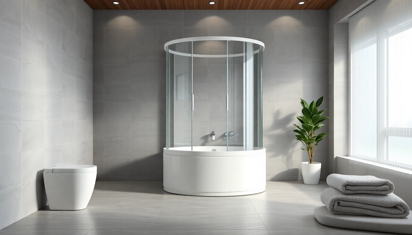 Erleben Sie die eleganten Details der sonni Duschkabine in einem modernen Badezimmer.