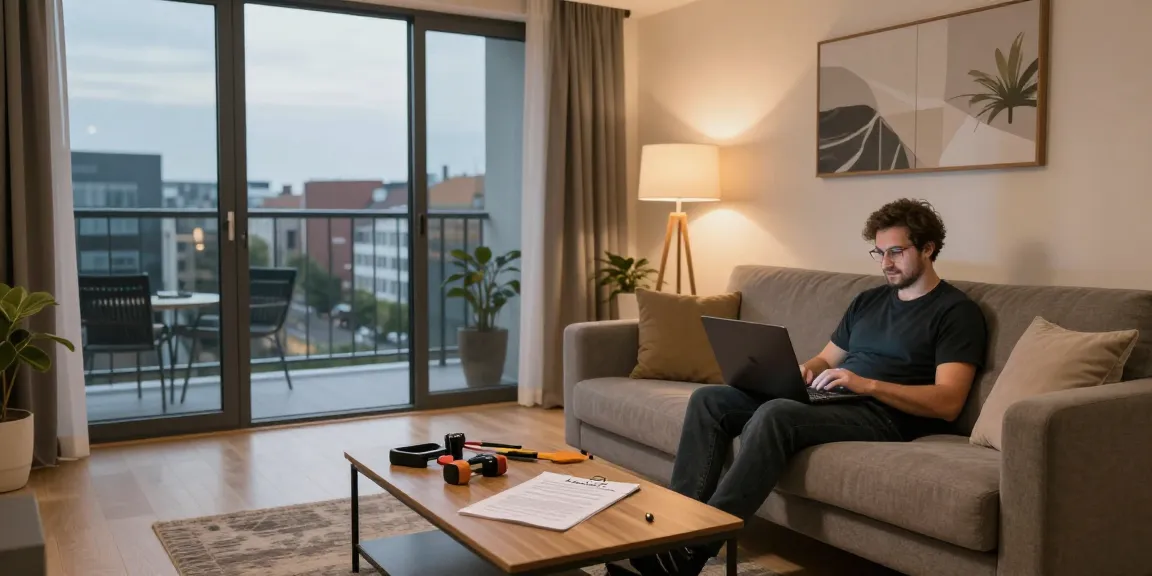 Monteurzimmer Hannover: Bequemes Apartment mit Balkon und Arbeitsplatz für Monteure.