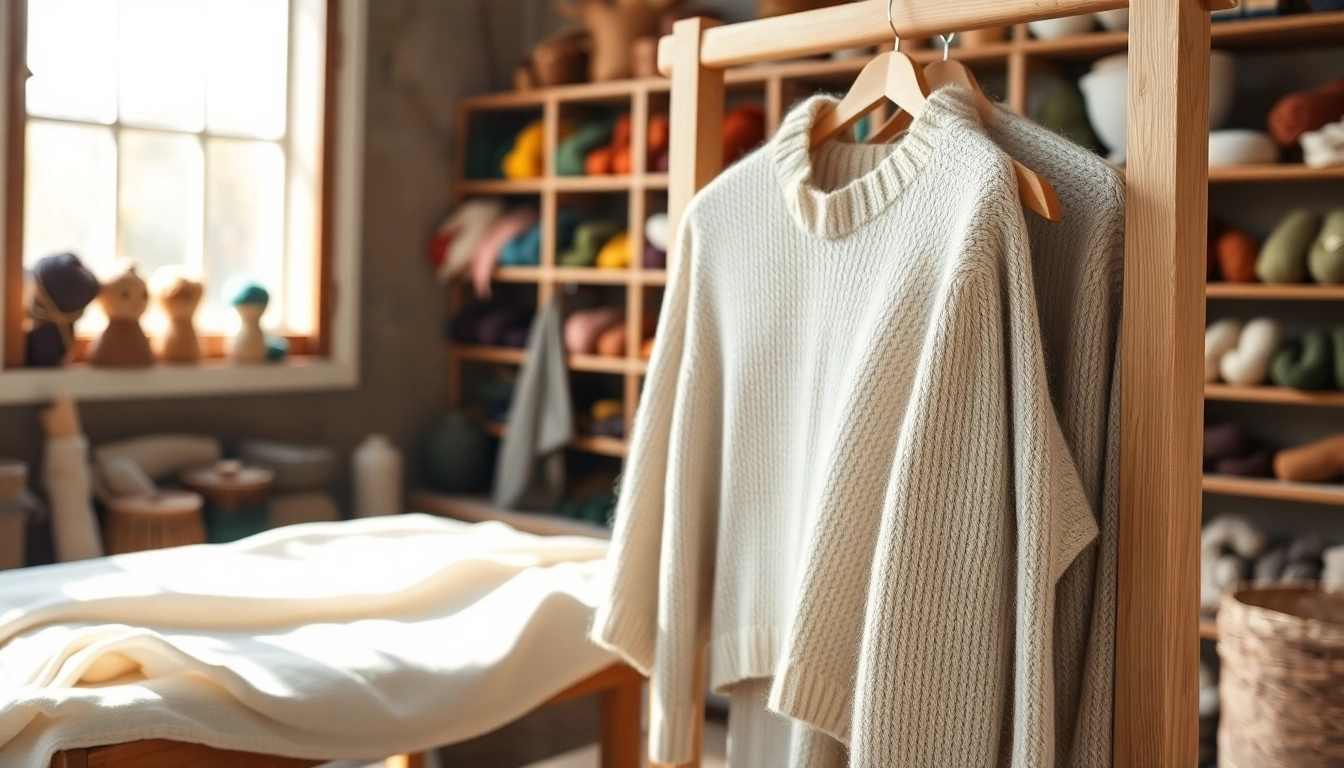 Showcase of handmade garments from https://www.ound-ound.com illustrating artisan craftsmanship in natural fibers.
