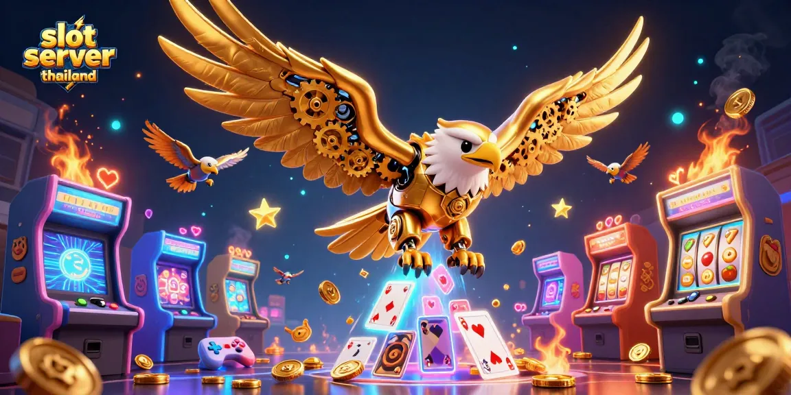 Experience exciting gameplay with slot server thailand in a vibrant 3D casino scene featuring gaming elements.