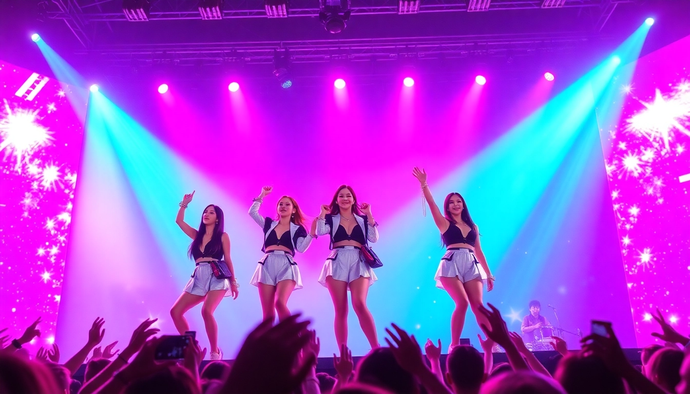 Latest Blackpink news showcases the group electrifying the stage at a live performance.