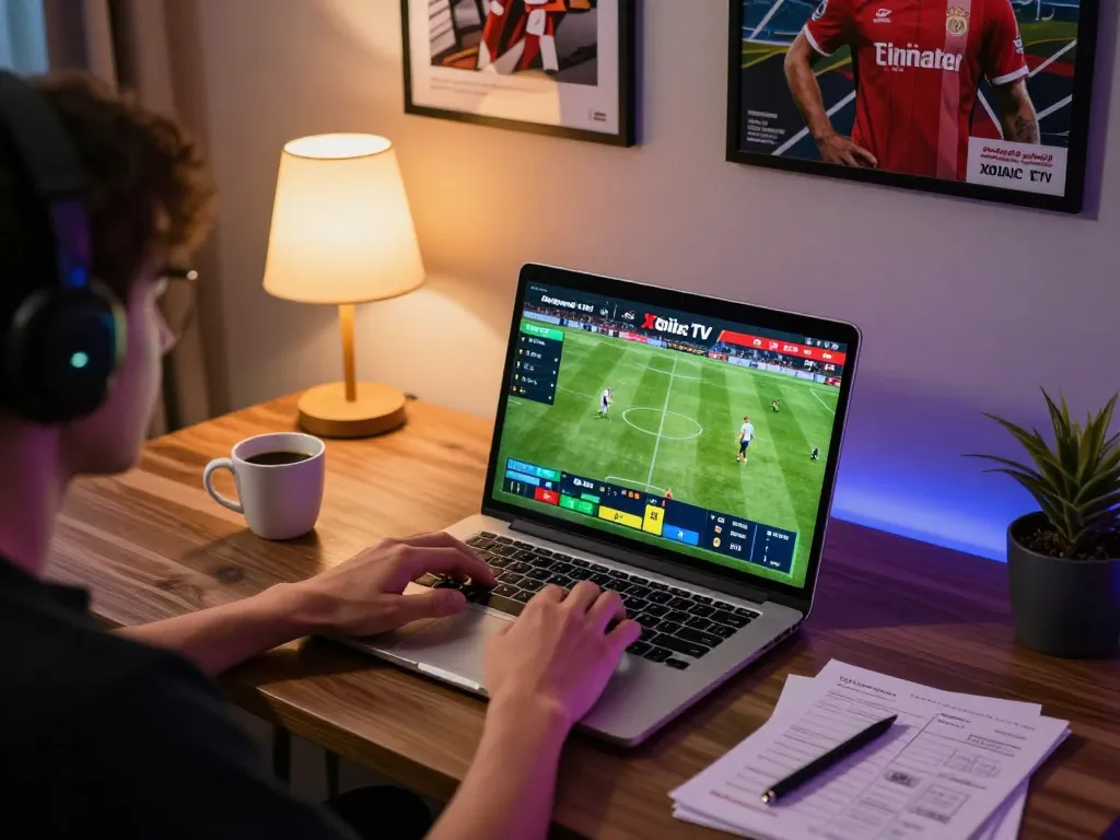 Engage in strategic online sports betting on Xoilac TV, experiencing live football matches in a cozy atmosphere