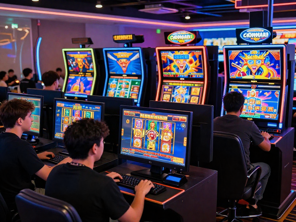 Engaging players immerse in cocomaya bonus buy slots at a vibrant online casino, showcasing animated gameplay.