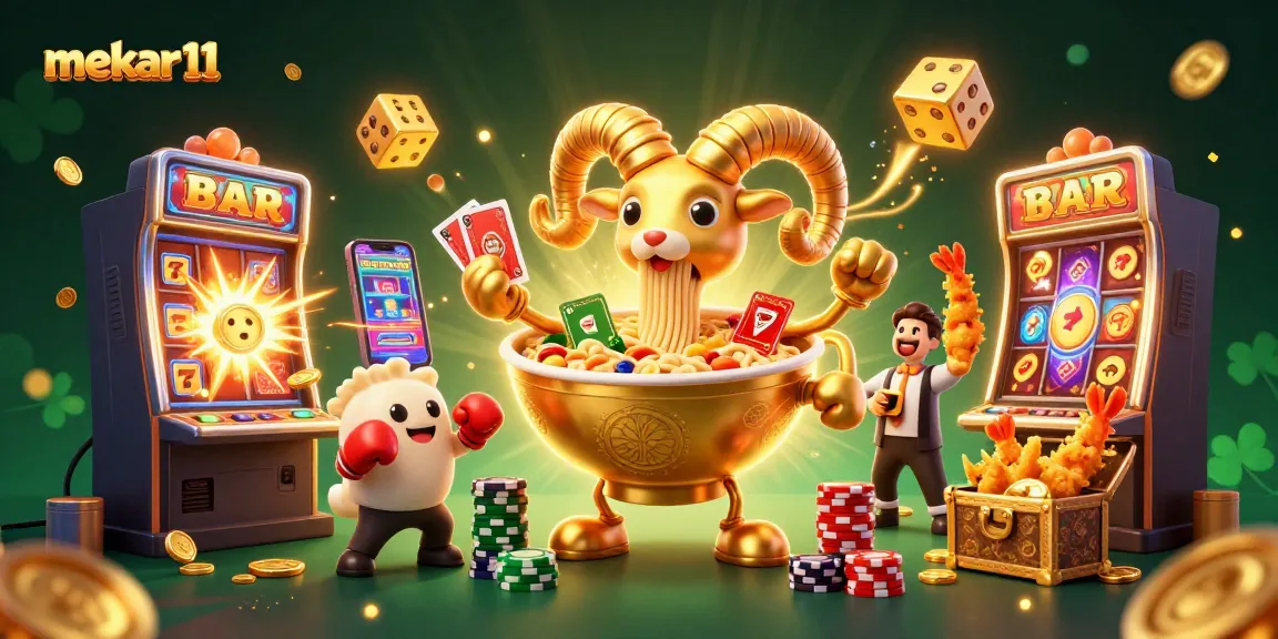 Experience the vibrant excitement of mekar11 with casino characters and thrilling gameplay elements.