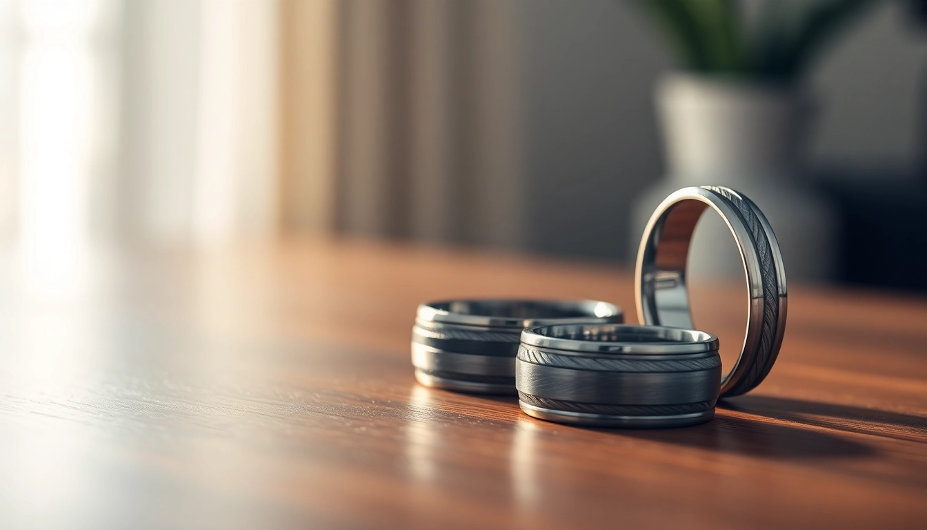 Stylish Gunmetal Wedding Bands for Men: A Modern Choice for Timeless Love