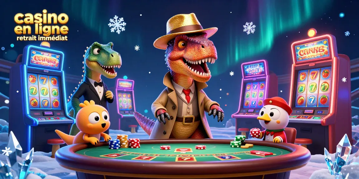 Retirez rapidement vos gains au casino en ligne retrait immédiat en jouant à nos machines à sous colorées.
