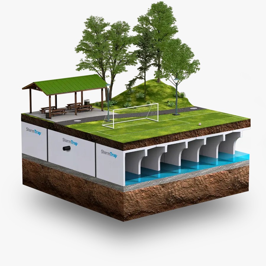 HOENSOEY: Modular Underground Stormwater Modules for Surface Water Control
