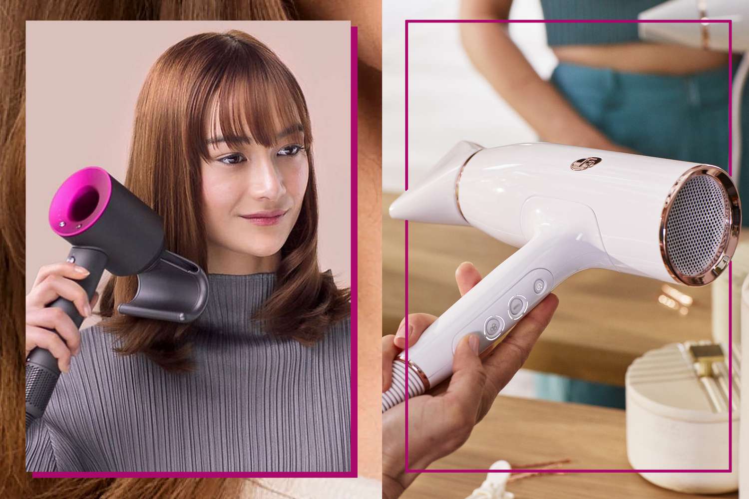 Advanced Hair Dryer for Frizzy Hair with Heat Protection