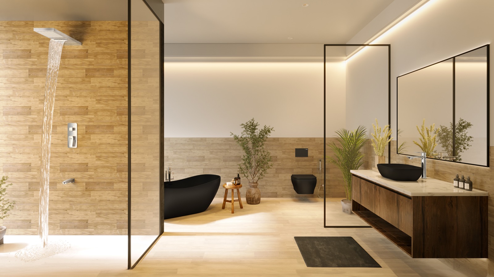 Elegant Showers with High-Quality Bathroom Accessories