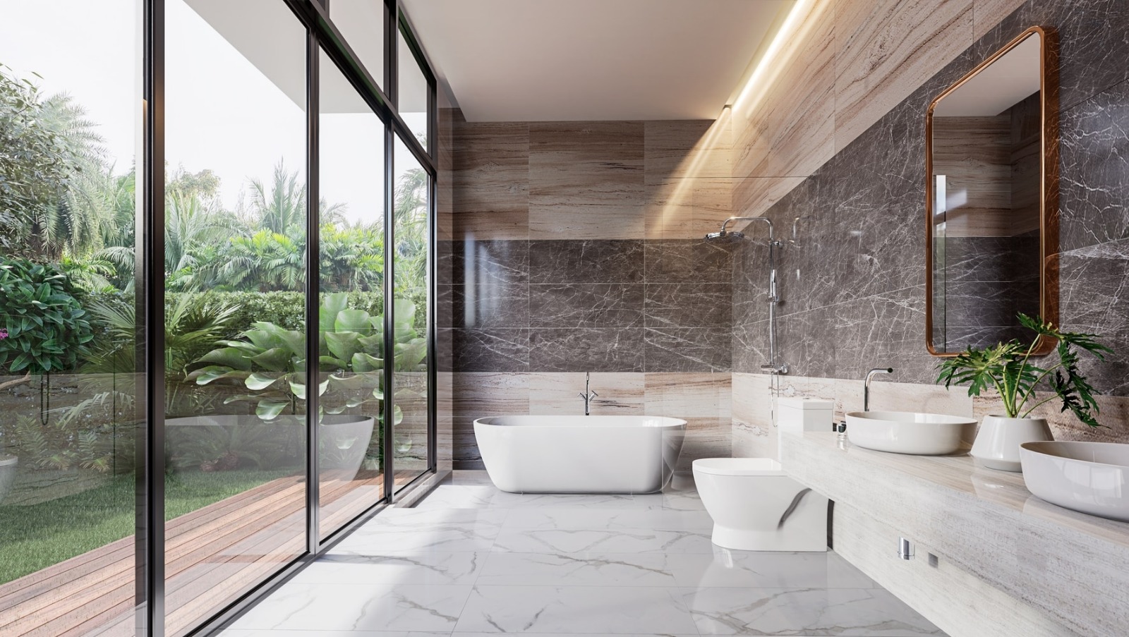 Elegant Bathrooms with Contemporary Designs