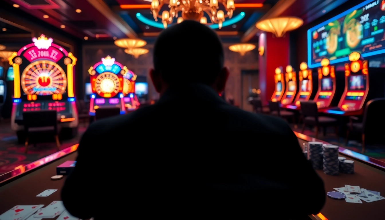 Experience the thrill of 888 new with vibrant slot machines and a roulette wheel in a luxurious casino.