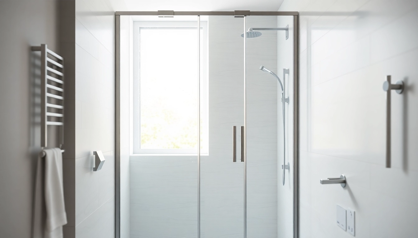 Installer une paroi de douche élégante pour moderniser votre salle de bain.