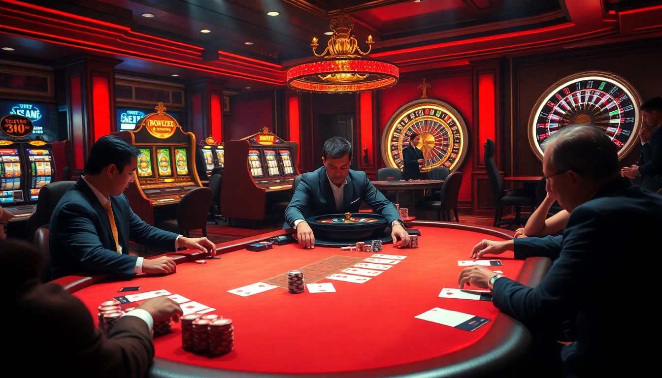 Engaging players at a poker table in a luxurious gaming environment with Haywin com elements.