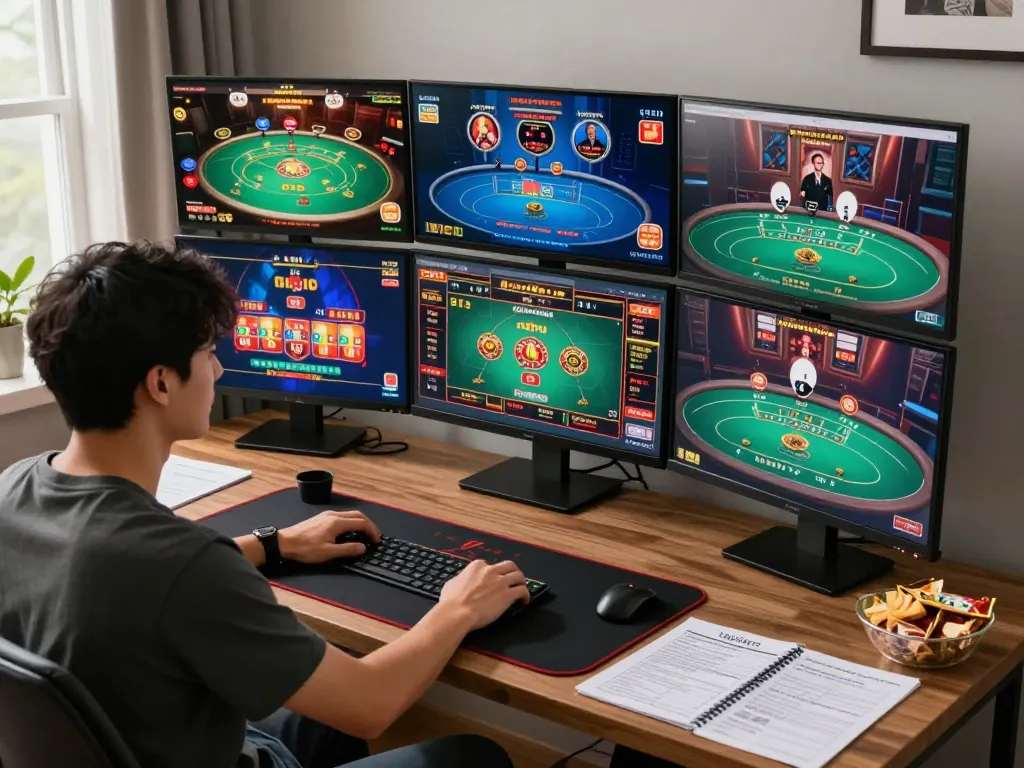 Experience the strategy and excitement of online gambling with 388bet while gaming at home.