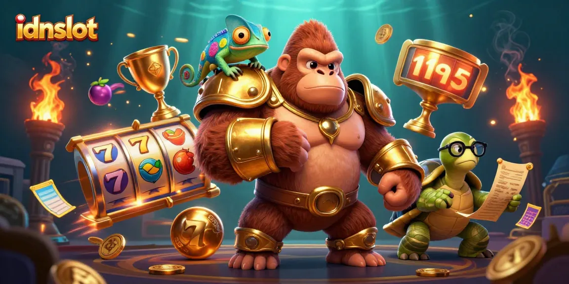Experience the excitement of idnslot with vibrant characters and dynamic casino elements.