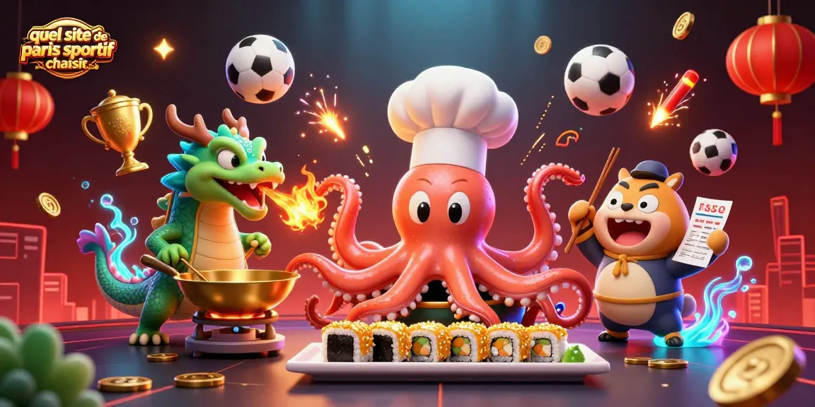 Quel site de paris sportif choisir pour maximiser ses gains avec une ambiance festive de paris sportifs et des personnages animés.