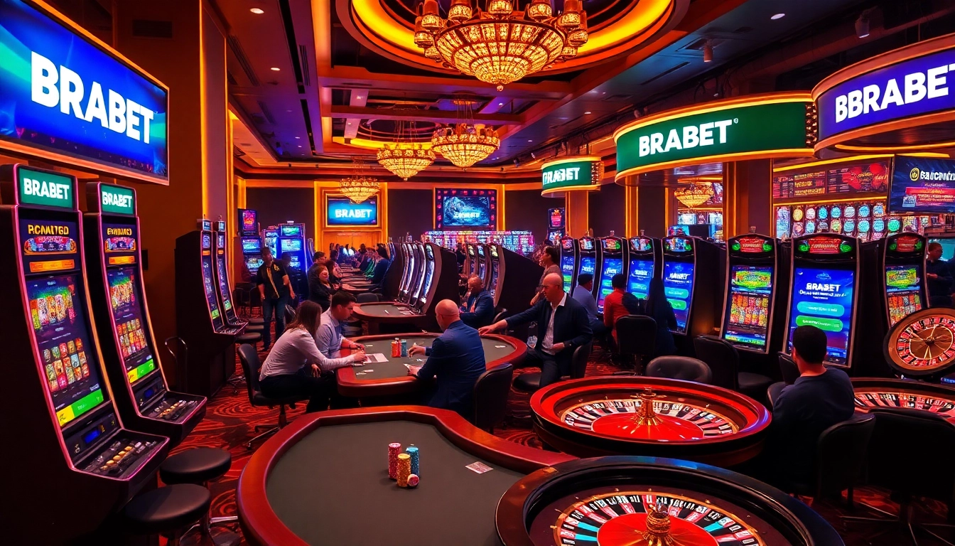Experience the thrill of BRABET with engaging casino games and vibrant digital interfaces.