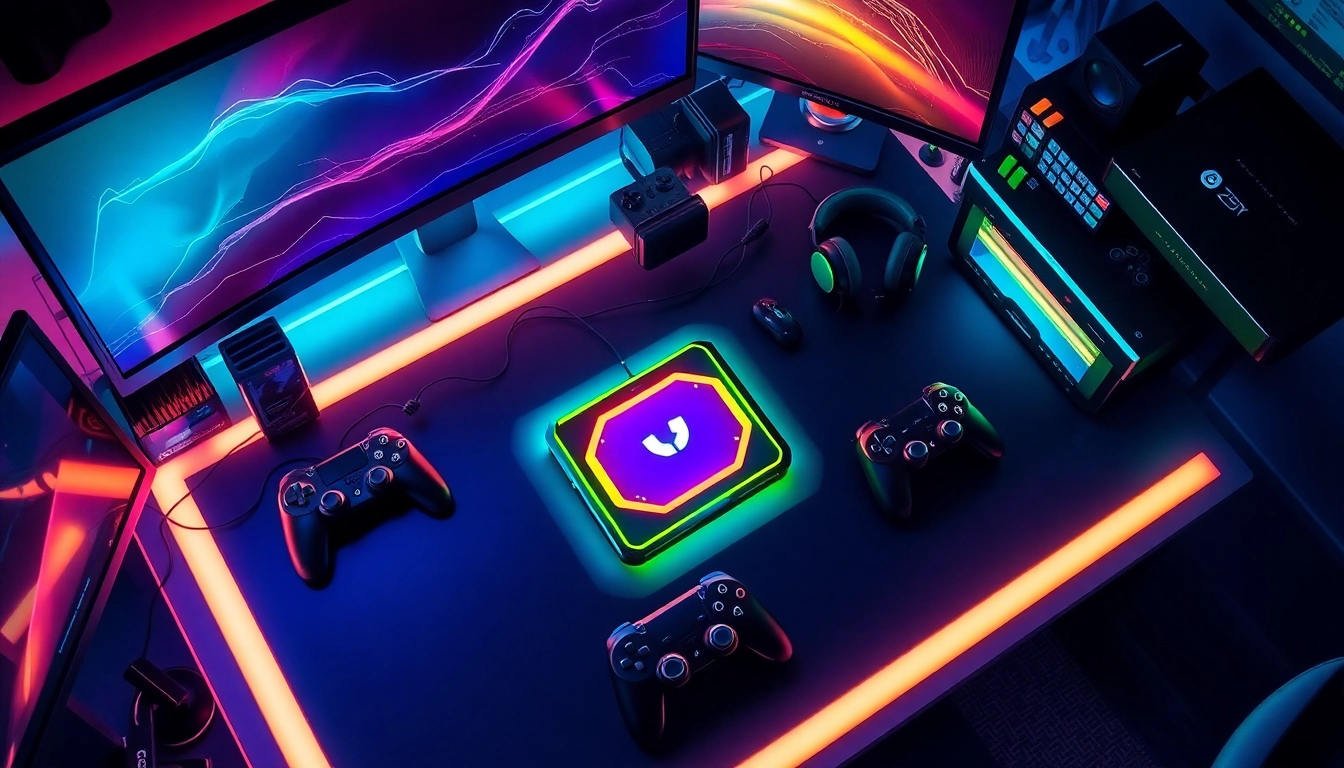 Experience seamless gameplay with the Cronus zen, featuring elegant setup and vibrant LED lights.