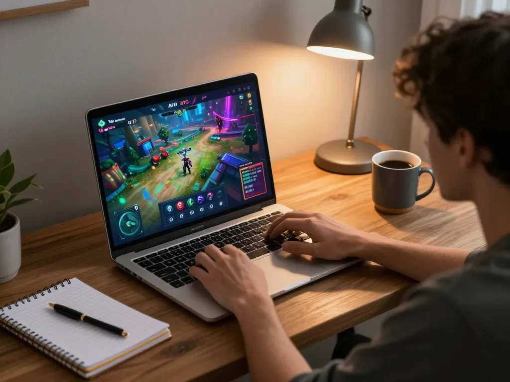 Engaging online gaming experience on the tập đoàn ATQ platform with vibrant graphics and cozy atmosphere.