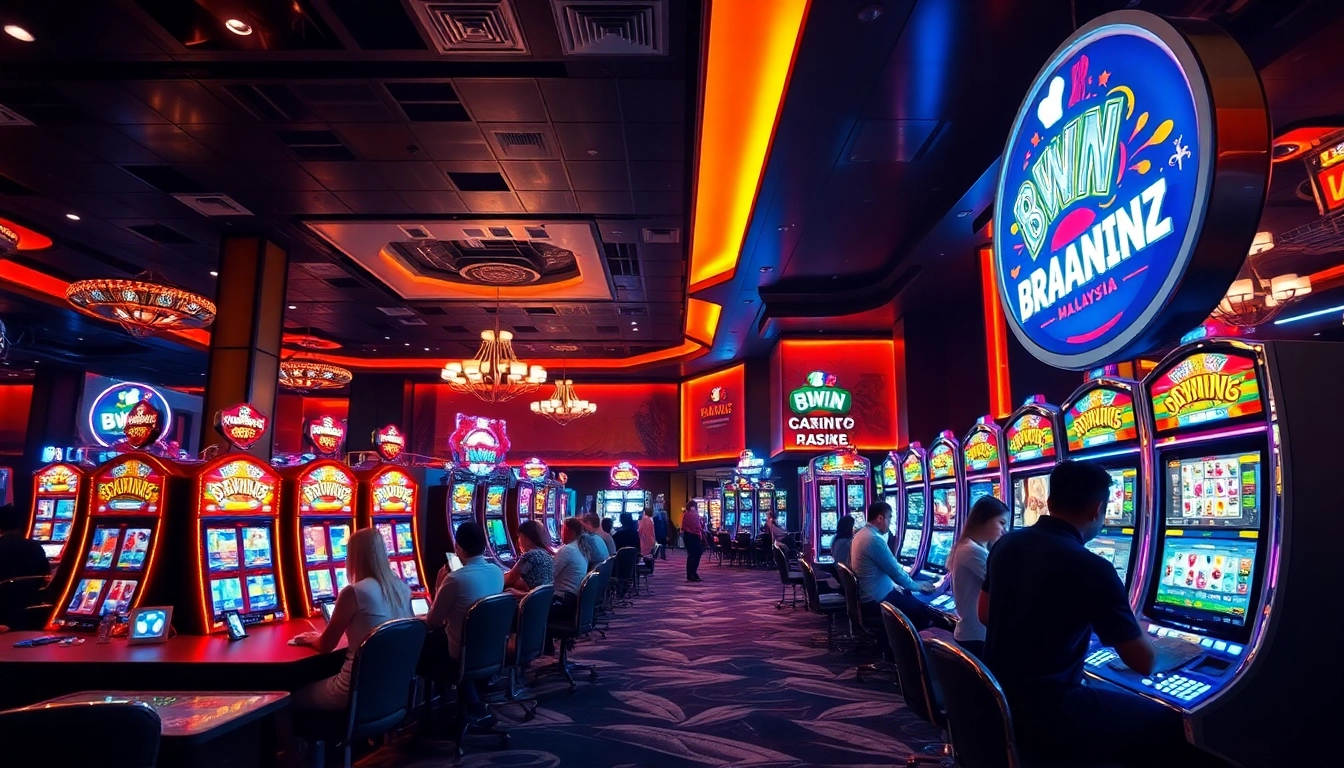 Experience the excitement of 8win malaysia with vibrant casino gaming action.