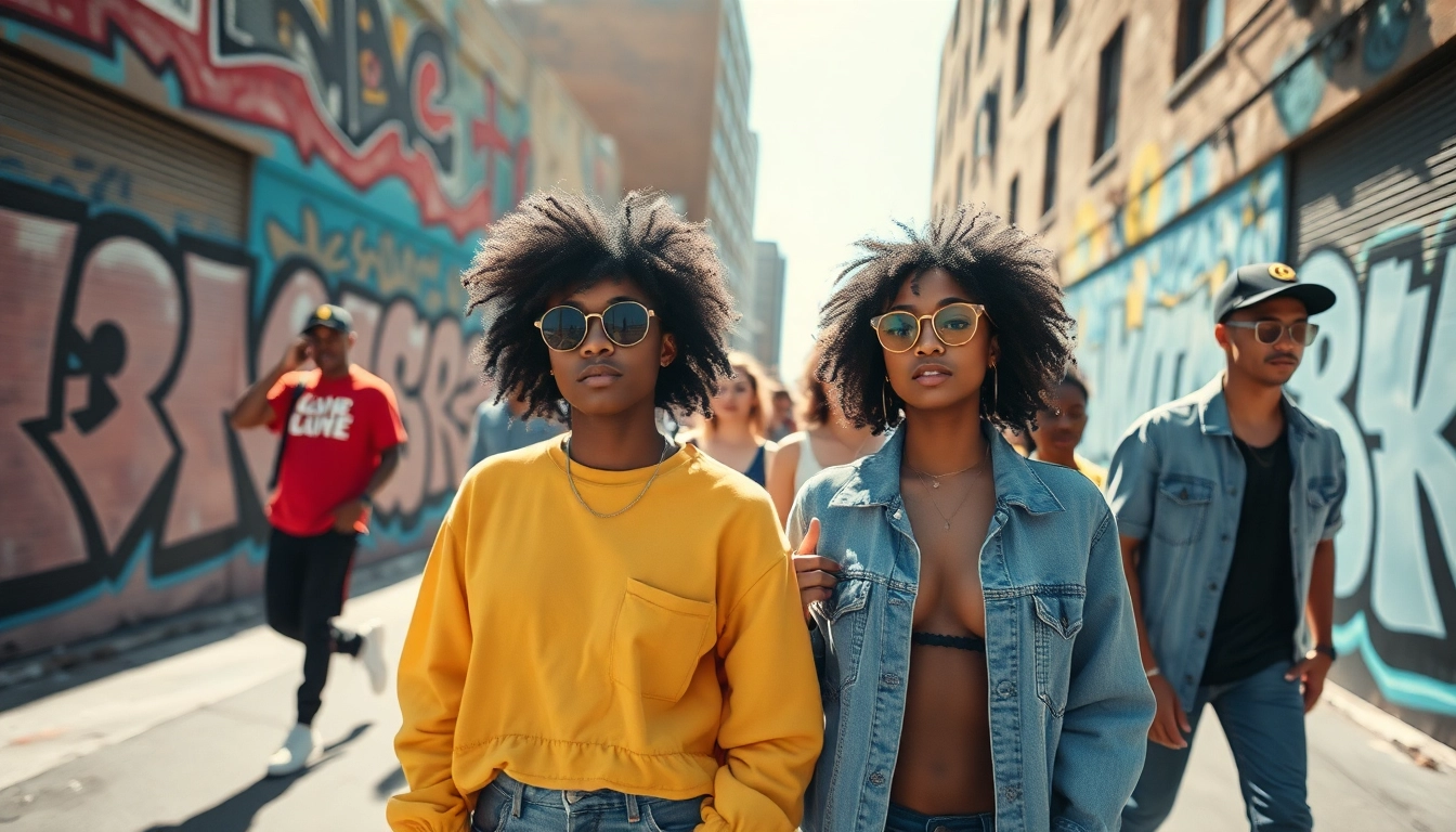 Discover unique streetwear styles at modernstreet with bold urban fashion in a lively setting.