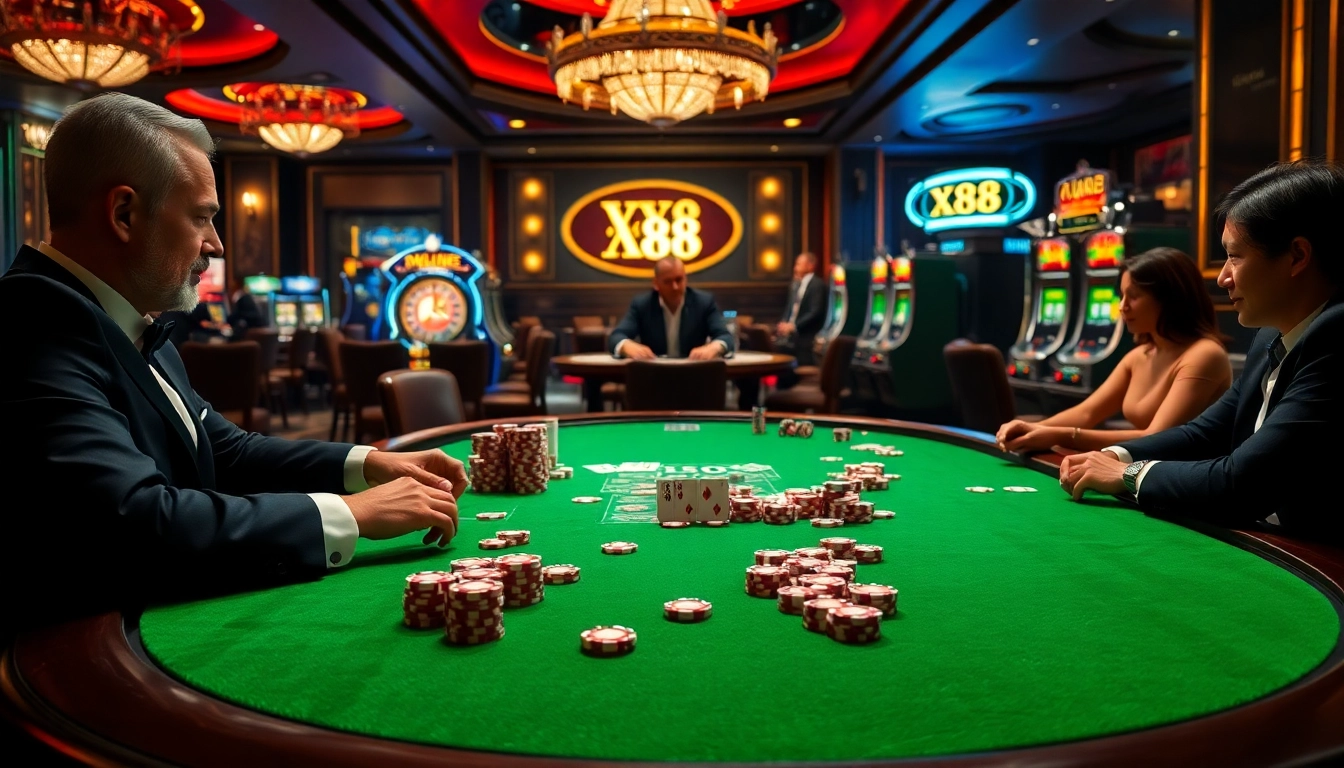 Experience the excitement of poker and luxury at XX 88 casino tables.