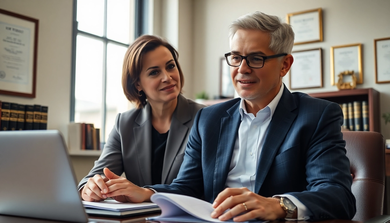 Seattle Social Security Disability Lawyers consulting with a client, showcasing professionalism and empathy.
