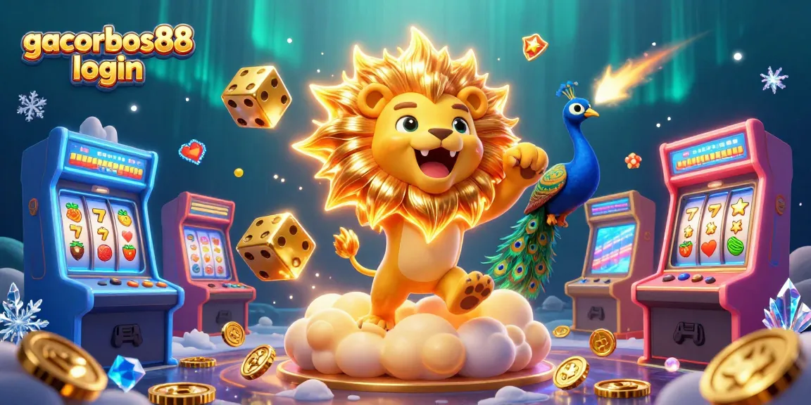 Win big with gacorbos88 login in this vibrant casino imagery showcasing exciting gaming elements.